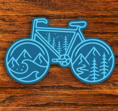 Cycle Nature - All weather vinyl sticker