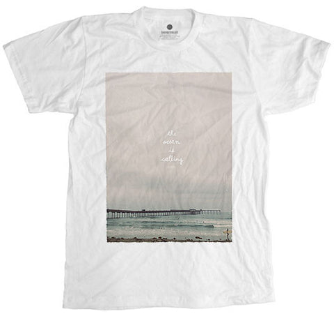 Ocean Is Calling White T-Shirt