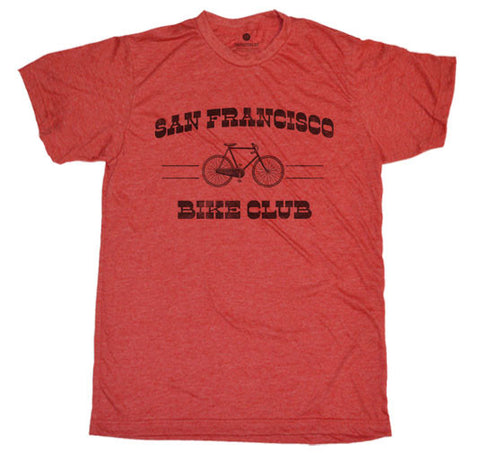 SF Bike Club Heather Red T-Shirt