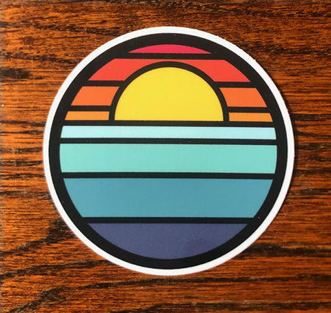 Sundown Sea - All weather vinyl sticker