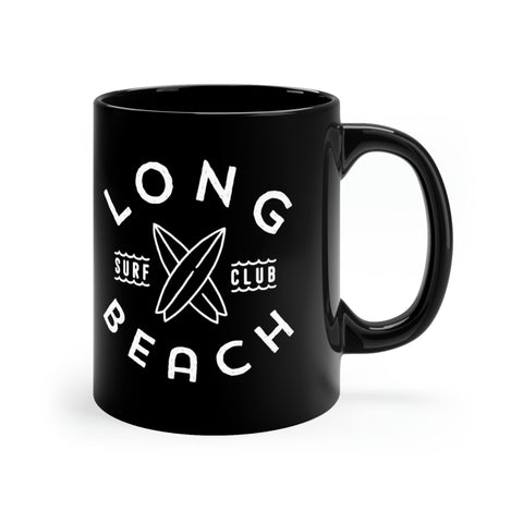 Long Beach Surf Club - 11oz Black Mug