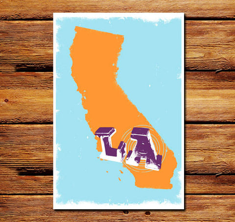 LA State Poster