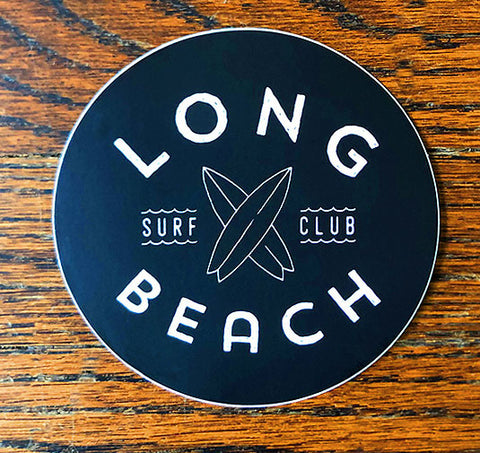 Long Beach Surf Club - All weather vinyl sticker