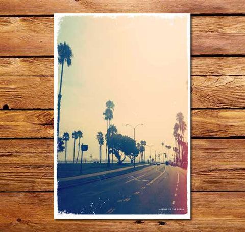 Avenue To The Ocean Poster