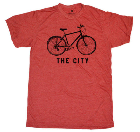 Bike The City Heather Red