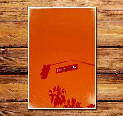 California Ave Poster