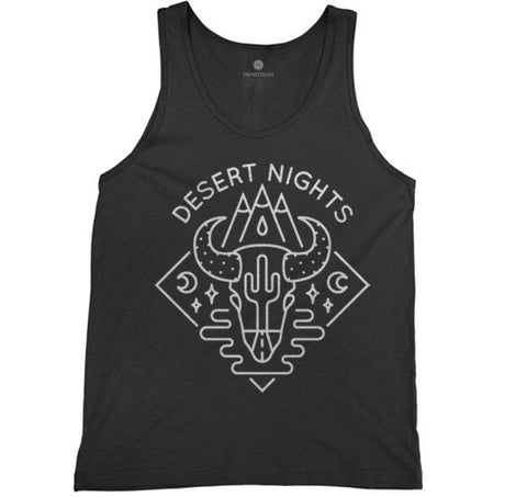 Desert Nights Unisex Tanktop - Black