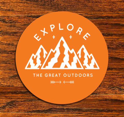 Explore The Great Outdoors - All weather vinyl sticker