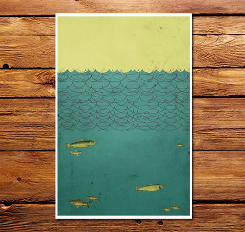 Fish In The Sea Poster