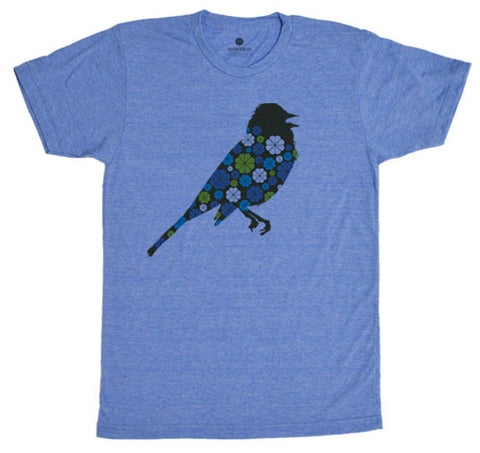 Pattern Birdie TriBlue T-Shirt
