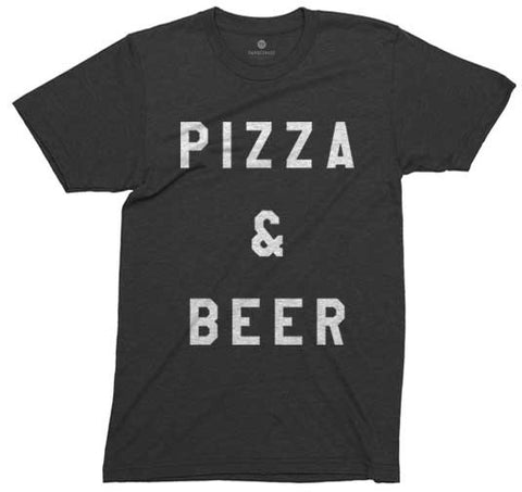 Pizza and Beer - Heather black