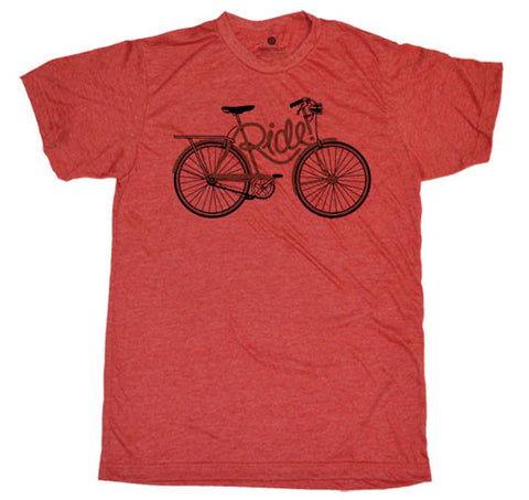 Ride Frame T-Shirt Heather Red