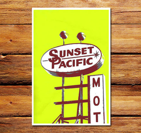 Sunset Pacific Motel Poster