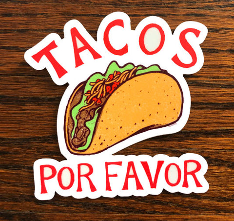 Tacos! - All weather vinyl sticker