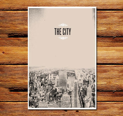 The City NYC Poster