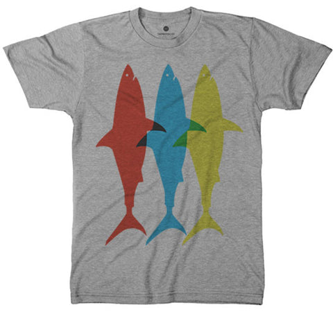 Three Sharks