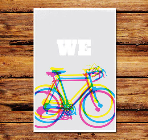 We Bike Poster