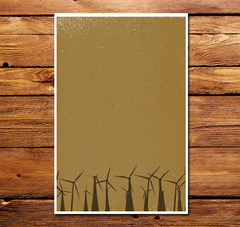 Palm Springs Windmills Poster